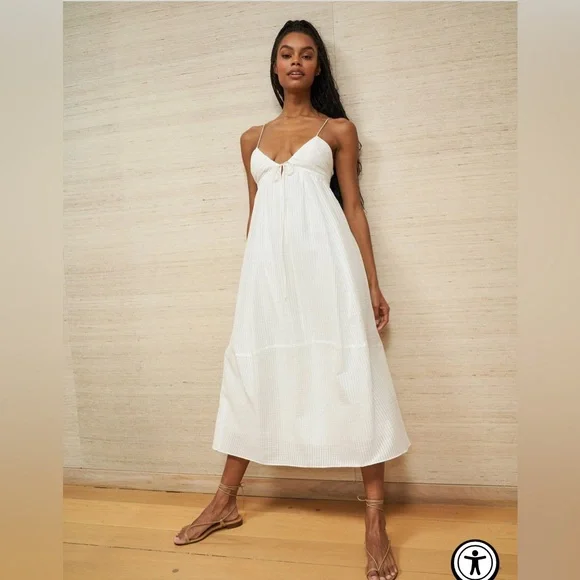 La Ligne Capucine Dress In Navy NWOT - Picture 4 of 9